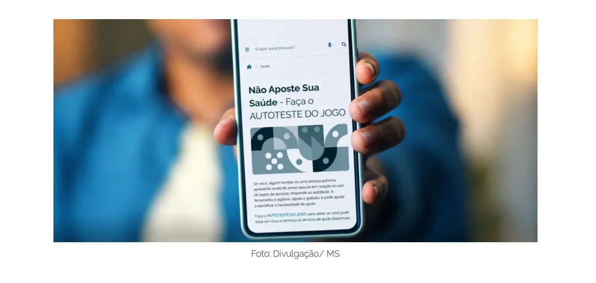 Campanha nacional reforça prevenção aos danos das apostas on-line