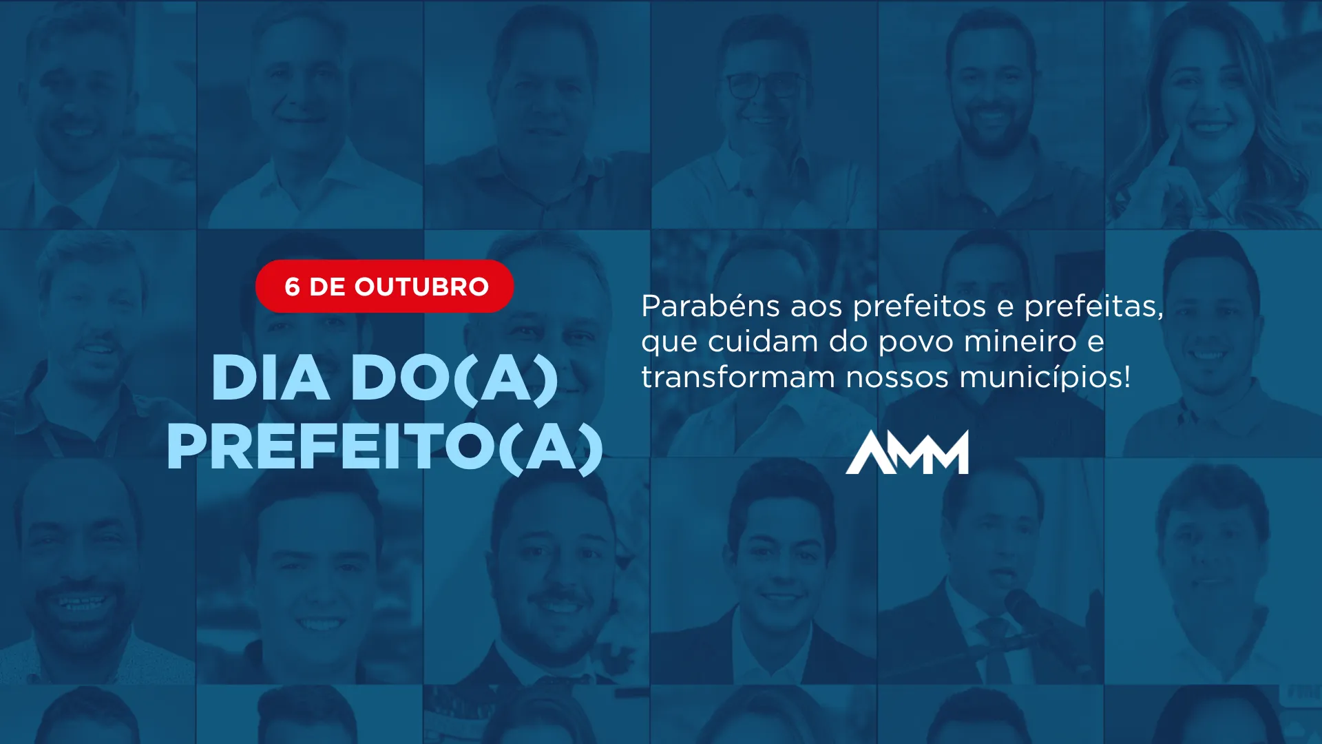6/10: Dia de homenagear os prefeitos e as prefeitas de Minas Gerais