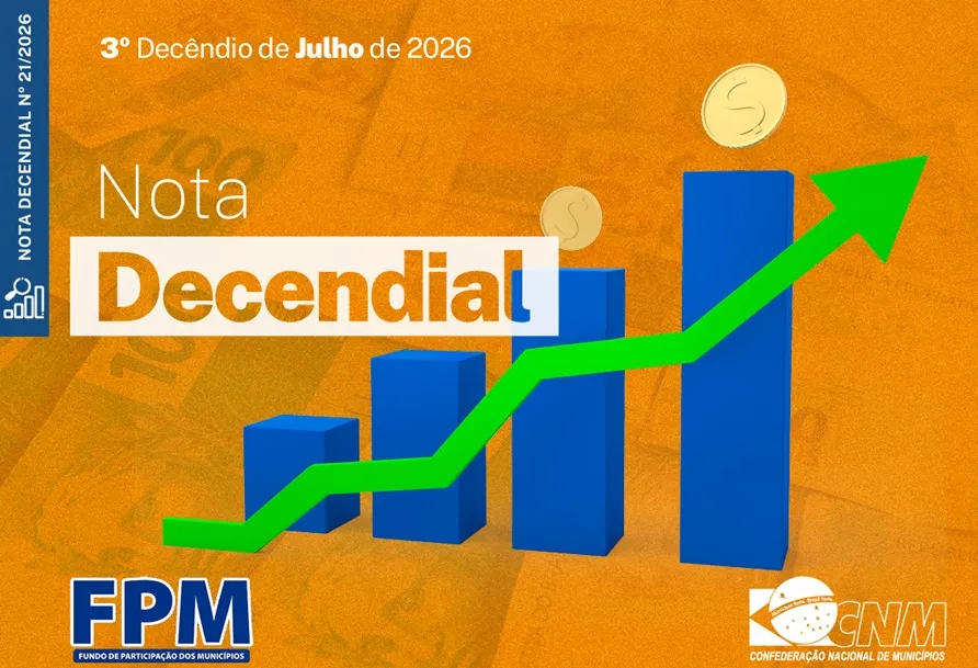 Terceiro repasse do FPM de julho será pago nesta quinta-feira (30/7)