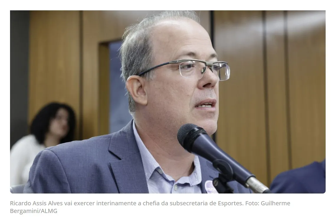 Ricardo Alves assume subsecretaria de Esportes de Minas